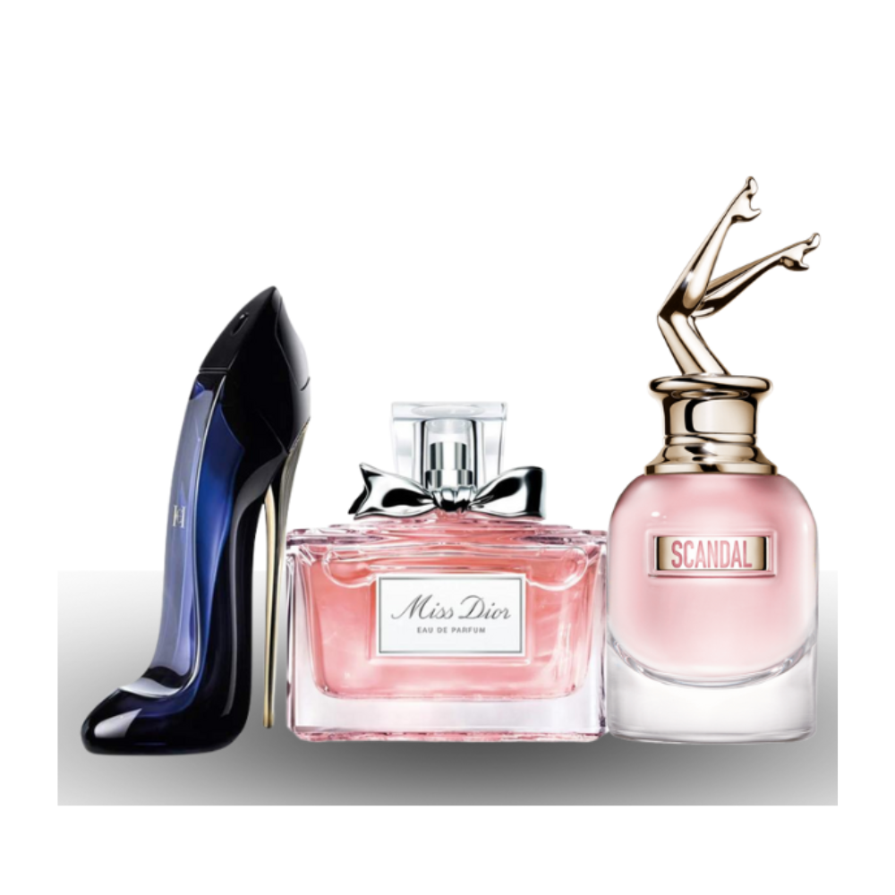 Parfum La Vie est Belle, 212 Rose und Scandal