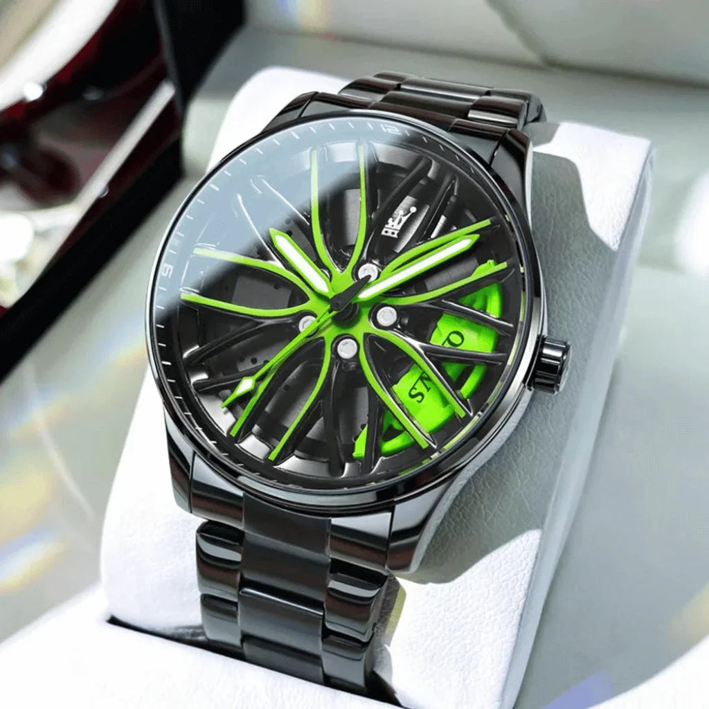 Olevs Montre Sportive Homme Saint-Tropez | Verte