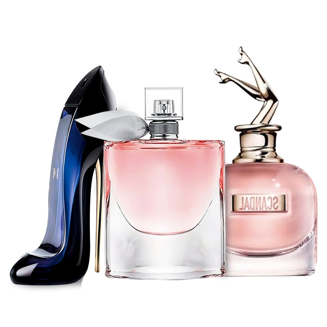 Parfum La Vie est Belle, 212 Rose und Scandal