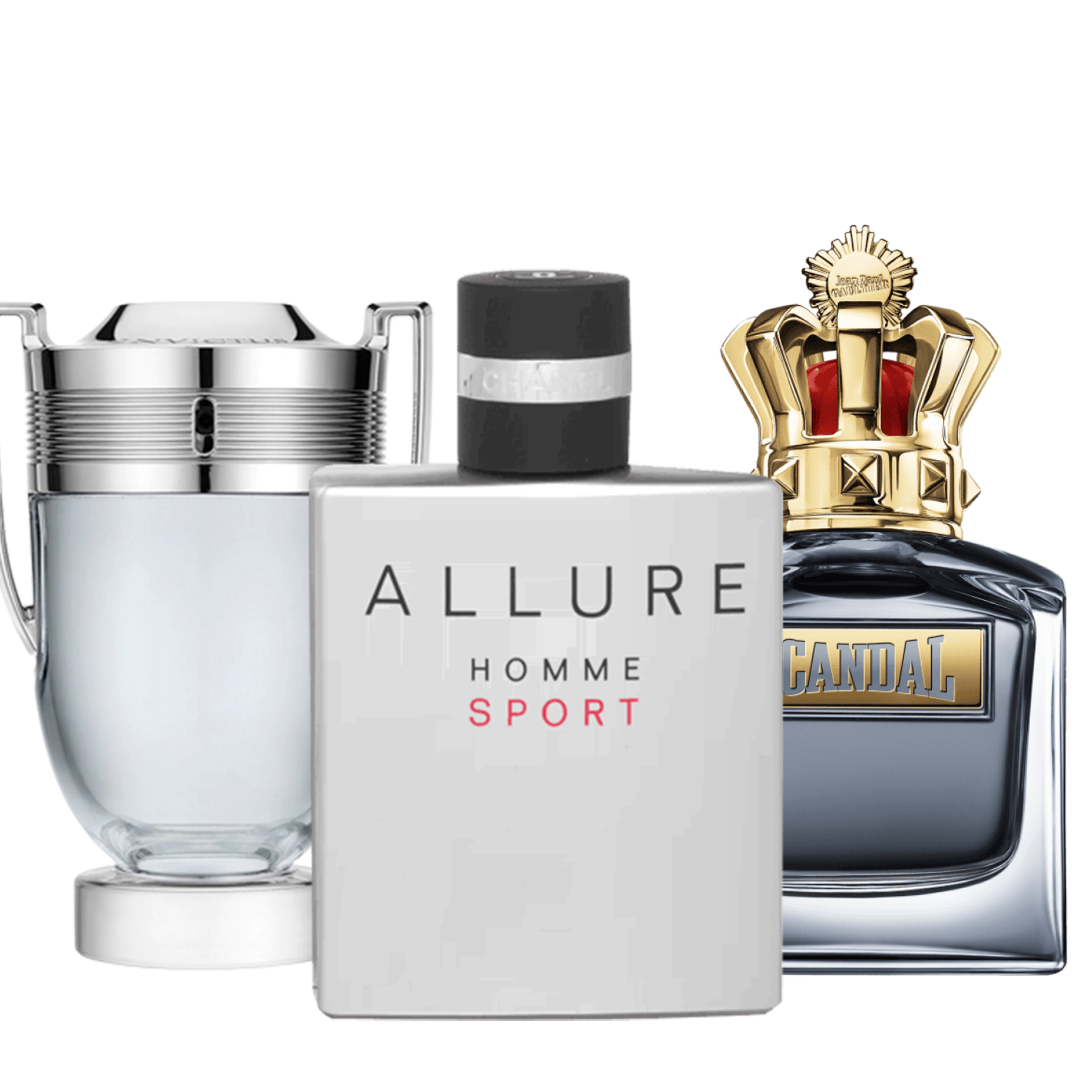 Parfum Chanel Allure, Invictus, Scandal